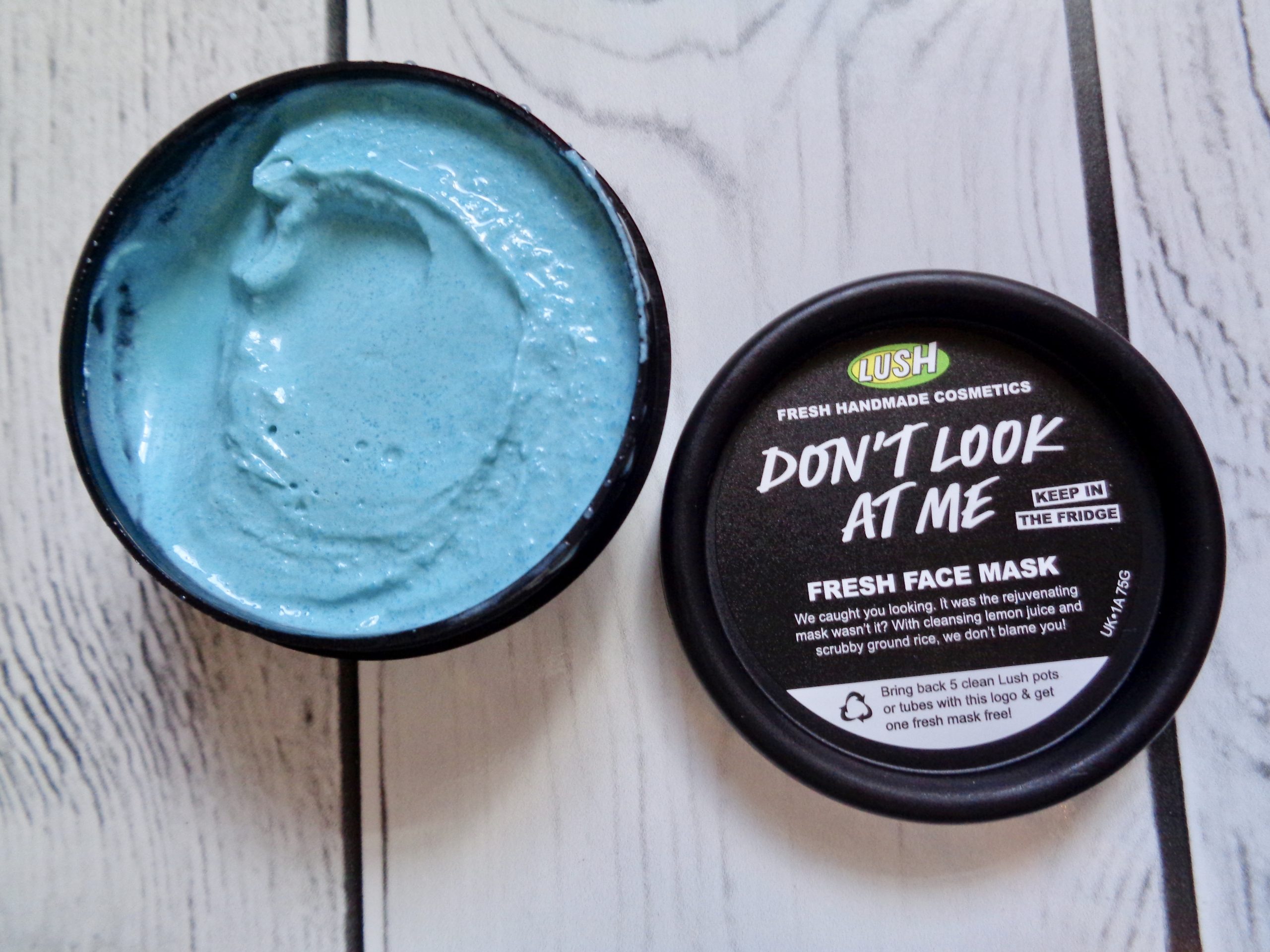 Lush Cosmetics Don't Look At Me Fresh Face Mask