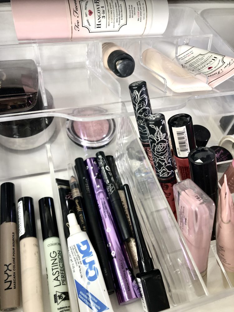 After Picture - Makeup Drawers Tidy and Organised